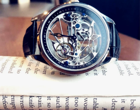 2021新款个性手表男士镂空陀飞轮学生全自...