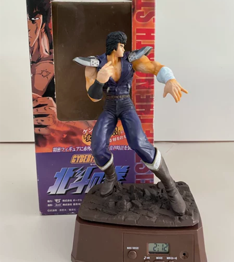 北斗神拳 健次郎发声时钟闹钟 海洋堂 手办...