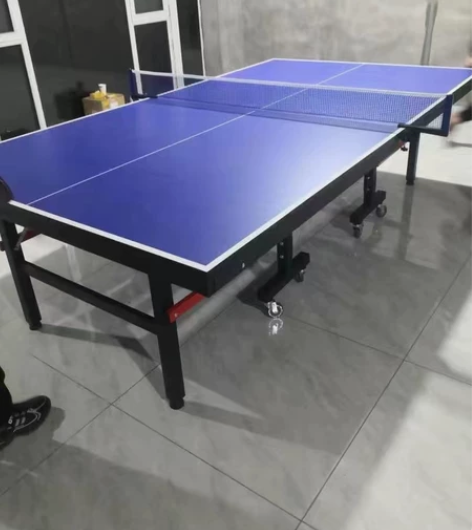 【包邮】全新未拆封室内可折叠乒乓球桌带轮可...