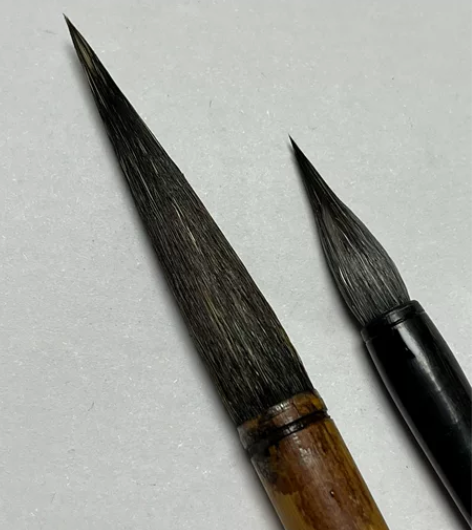 鼠须长锋（大鼠须毛笔）泾县宣笔厂出锋5.2...