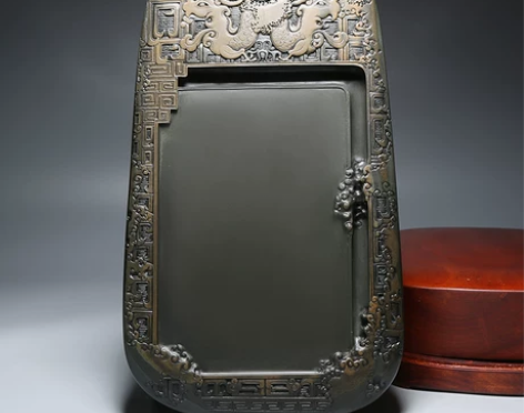 文房重器 孤品 匠心非遗省级名师老坑砚台 ...