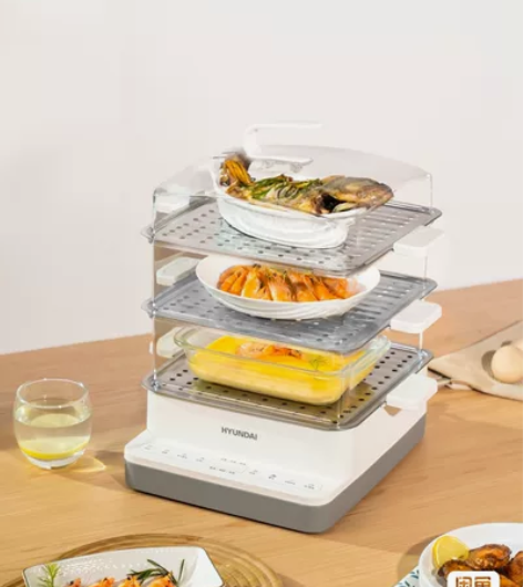 全新现货韩国现代不锈钢电蒸锅YEK-CF0...