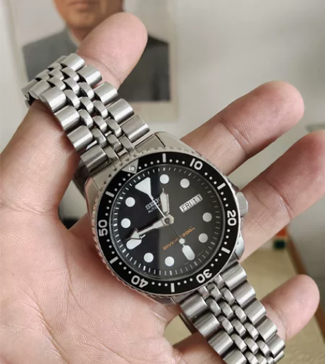 Seiko精工skx007手表鲍鱼水鬼男士...