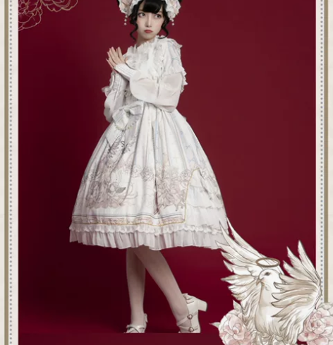 正品，豹了个猫原创lo裙，只穿过一次几乎全...