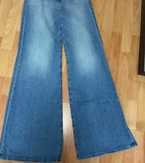 frame阔腿喇叭牛仔裤 25码 全新正品...