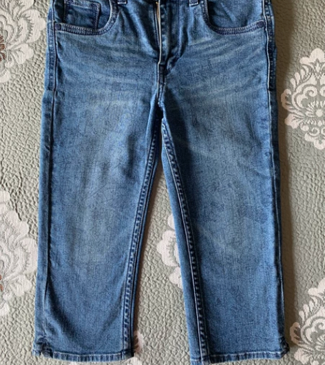 正品Levis李维斯女童七分牛仔裤，140...