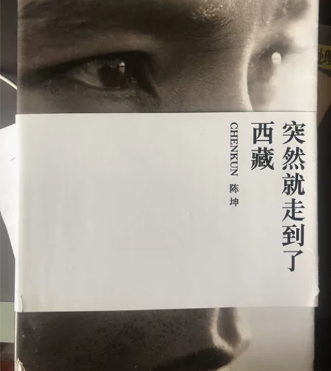 演员陈坤随笔摄影集《突然就走到了西藏》。书...
