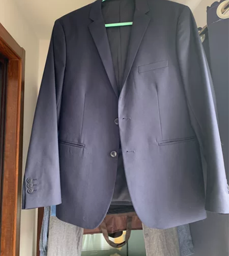 迪伽默秋季男修身时尚商务西装上衣，95新包...