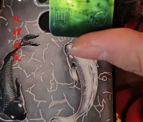 冰透温润泰山碧玉紫薇五岳真形玉佩玉雕可处理...