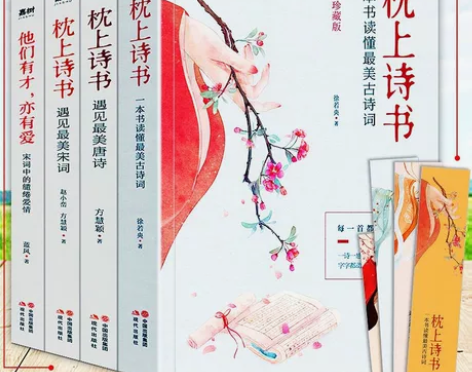 枕上诗书全套正版完整版  全四册  一本书...