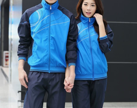 男士运动服套装春秋季休闲情侣装青少年跑步服...