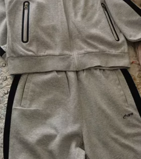 诚品男士加厚运动套装秋冬季休闲宽松运动服两...