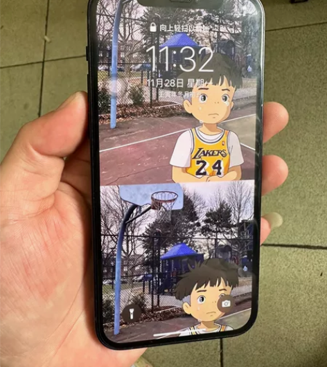 苹果12 美版64G 有锁 电池81...
