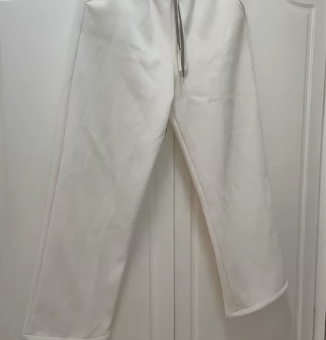 雪尼尔加绒裤子L码的，裤长96，我163，...