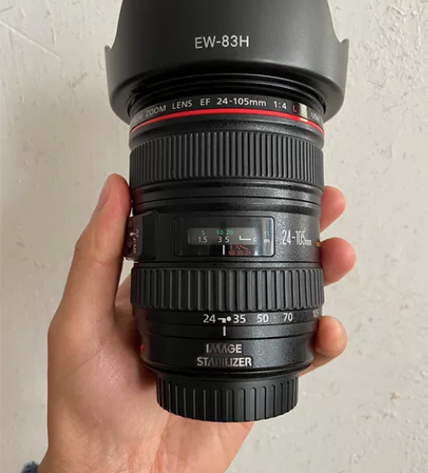 个人使用一手佳能镜头24-104  F4防...