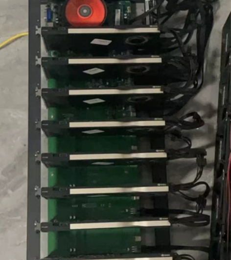 rtx a4000今年1月份的卡 8张 性...