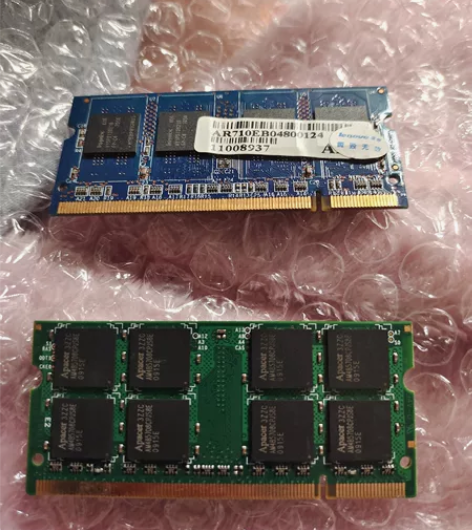 ddr2  老笔记本内存条，两条20包邮，...