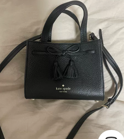 kate spade 包包 黑色小号 可拎...