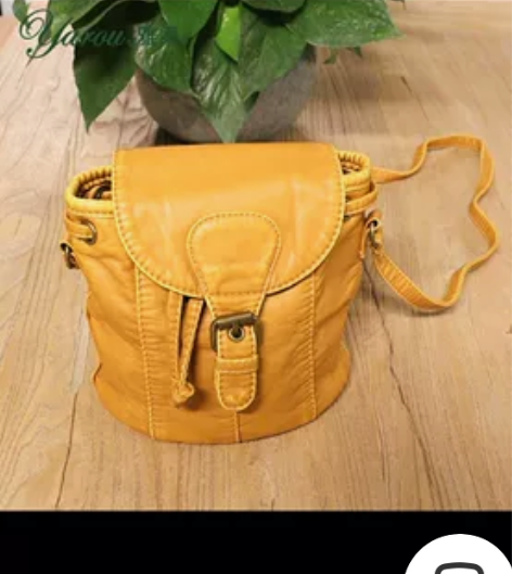 复古文艺做旧驼色小包包单肩包斜挎包气质小清...