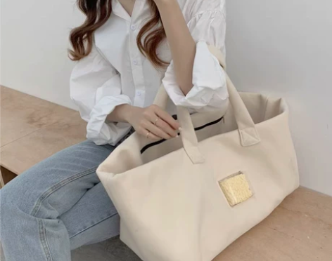 秋冬天包包2021新款包包女泡面毛毛包毛绒...