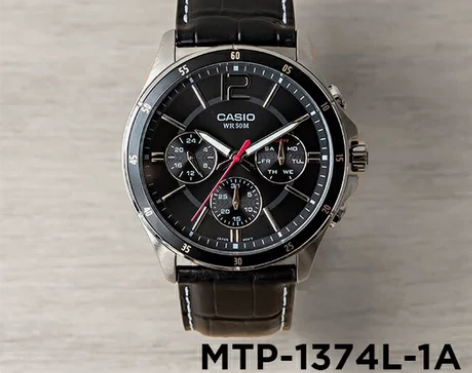 卡西欧手表男CASIO MTP-1374L...