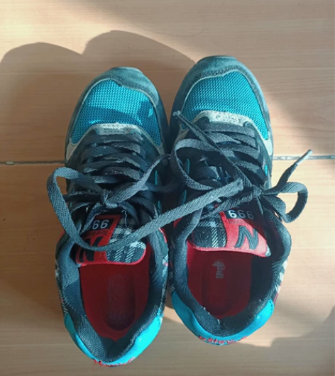 35包邮 35码新百伦运动鞋,当时孩子不会...