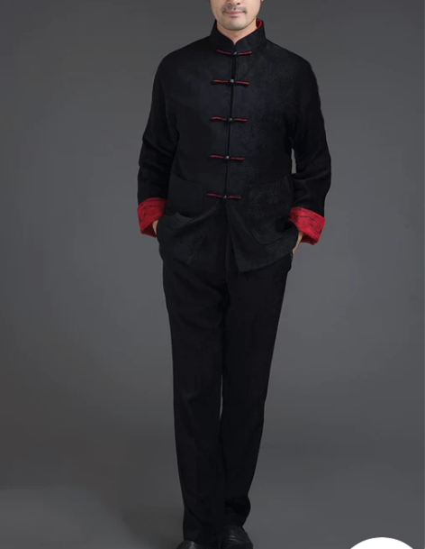 唐装男中式复古休闲秋冬季中老年外套