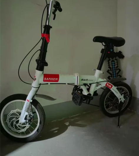 自用折叠微型自行车，可以变速，适合小孩学自...