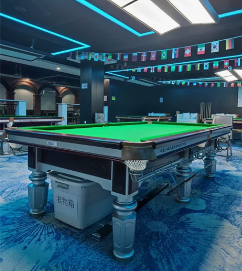 因店面升级调整 现处理伊美斯台球桌 银腿6...