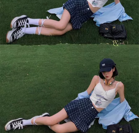 又甜又辣裙日系甜酷裙子夏装飒酷风格女孩辣妹...