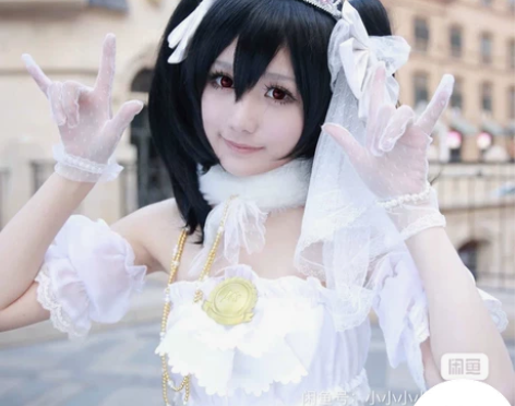 #妮可妮可妮#悠窝窝矢泽妮可婚纱觉醒cos...