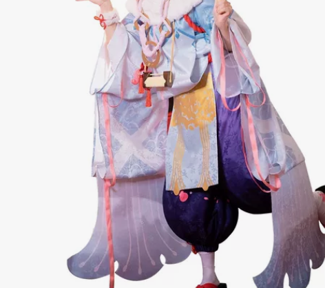 出阴阳师缘结神稚雪缱绻cos服m码 衣服仅...