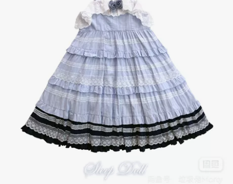 xd价你别睡迷篱花廊加内搭两点 复古棉质面...