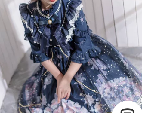 收半糖甜心原创设计洛丽塔 s/m，图片两色...