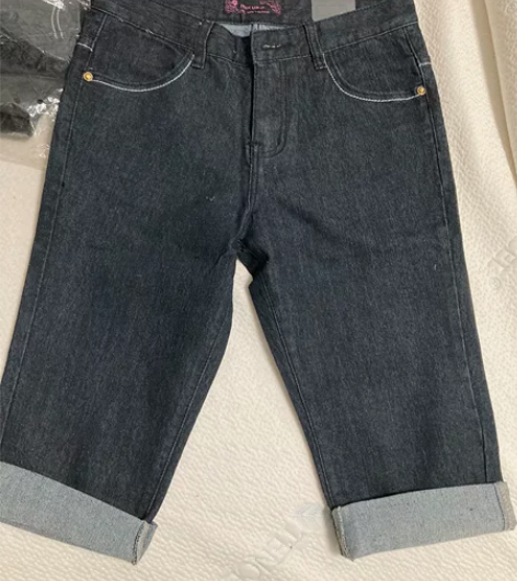 复古五分直筒牛仔短裤女夏季薄款2022年新...