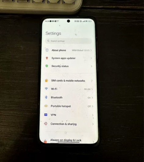 小米12x 8+128g 黑色 橙色：后盖...