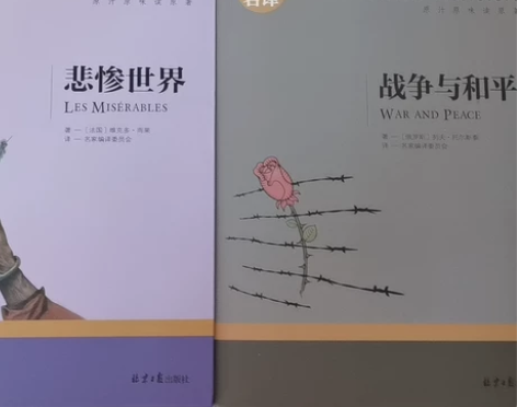 悲惨世界 战争与和平 全新书籍 两本21包邮
