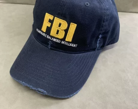 闲置全新巴黎世家棒球帽男女款FBI棒球帽 ...