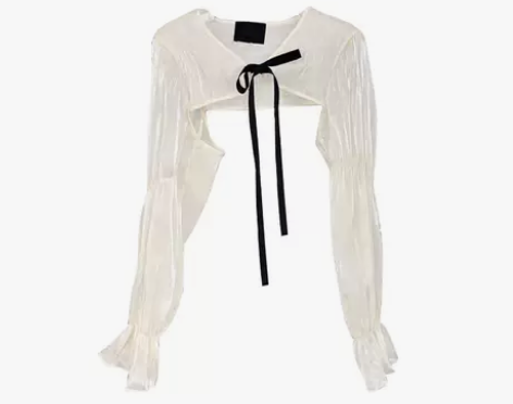 2022夏季新款白色防晒小披肩外搭配裙子女...