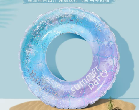 游泳圈成人儿童加大加厚男女救生圈夏充气腋下...