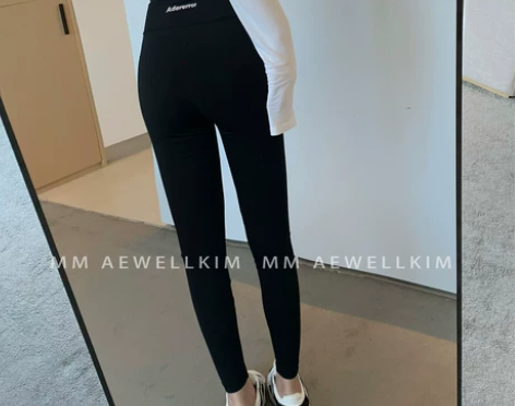 正品 ader error 鲨鱼裤女秋冬瘦...