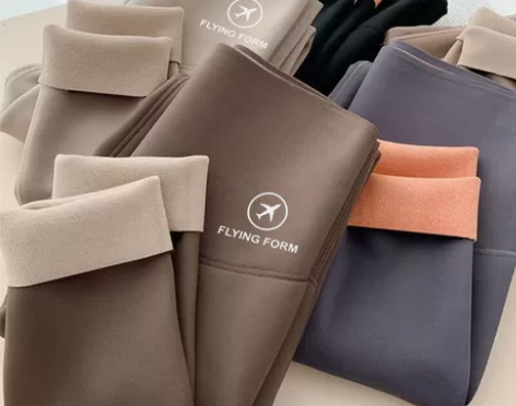 鲨鱼裤羊羔绒加厚外穿秋冬加厚加绒高腰打底裤...