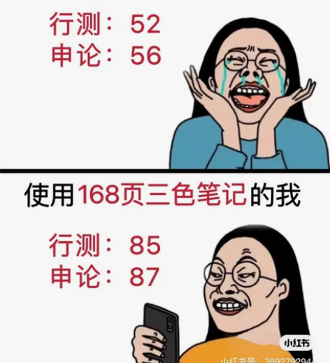 考公著名学霸三色笔记168页电子档 国考、...