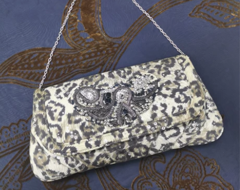 外贸高档手拿包，尺寸：30X16CM。豹纹...