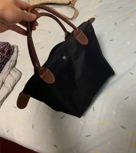 小号手提包 黑色耐脏 尼龙 防水 容量大 ...