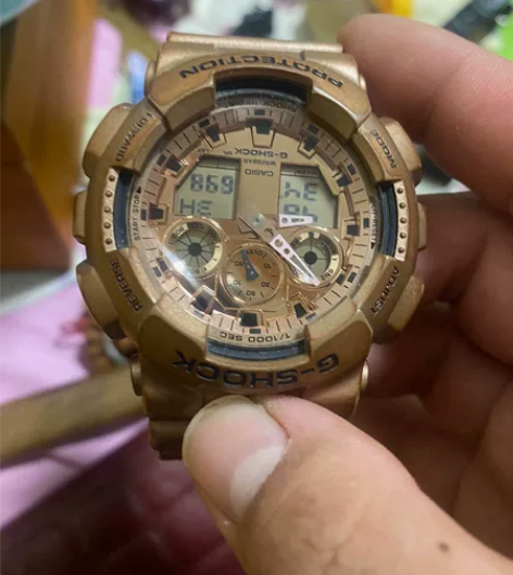 卡西欧5081保正品轻微使用痕迹 感兴趣的...