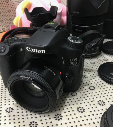 95新佳能70d单反相机套机 毕业工作忙 ...