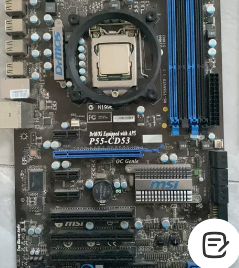 微星p55-CD53主板i5 760cpu...