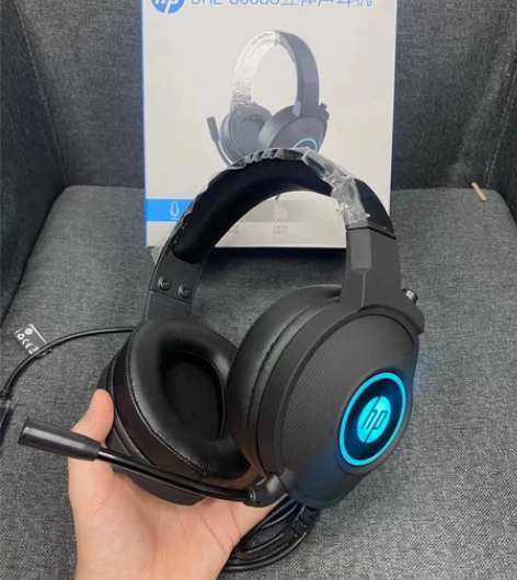 原装正品惠普DHE-8008有线游戏发光头...