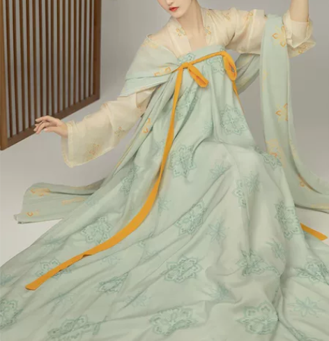 柒邑【忆长安】汉服女原创唐风齐胸衫裙复原款...